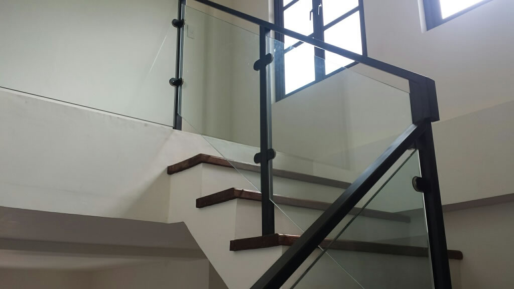 Glass Stair Railing Tagaytay Glass Railings Philippines, Glass